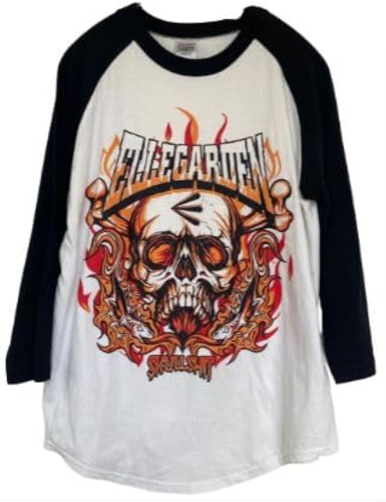 Amazon.co.jp: ELLEGARDEN (エルレガーデン)× SKULLSHIT ラグラン 7分