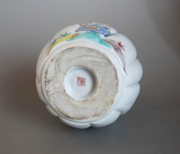 Amazon.co.jp: 色絵花鳥文 瓔珞文 鳳凰文 神具 榊 花器 花瓶 酒器 徳利