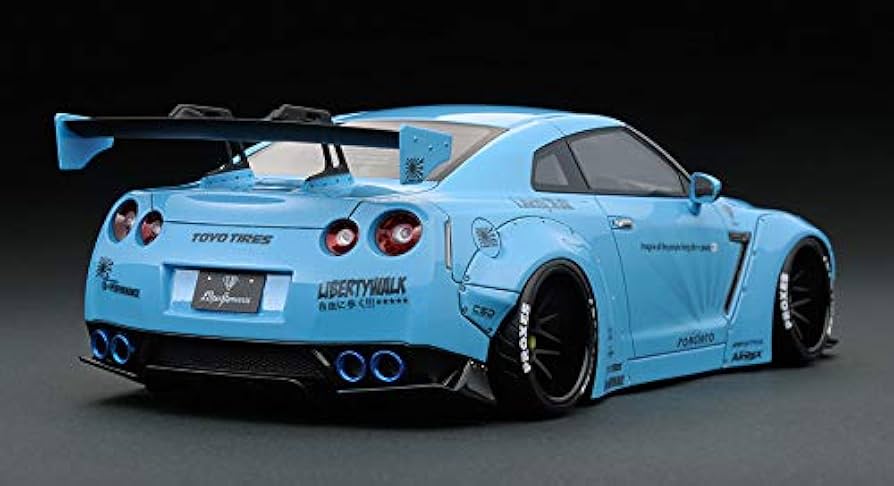 Amazon | イグニッションモデル 1/18 LB WORKS GT-R (R35) ブルー