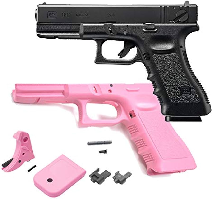 Amazon | 東京マルイ グロック18C ピンク カスタム 本体 フレーム