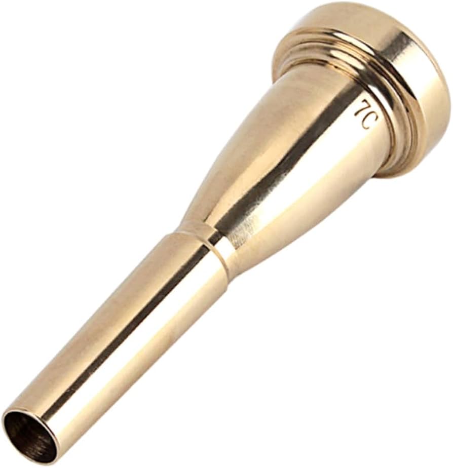 Amazon | GREENADSCAPE プロのトランペットマウスピース7c金メッキ金属