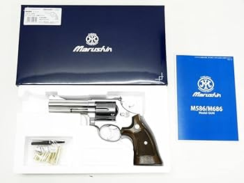Amazon | [マルシン] S&W M686 .357マグナム 4インチ 木製グリップ
