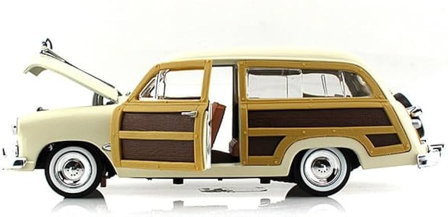 Amazon.com: 1949 Woody Wagon Beige 1/24 Diecast Model Car by
