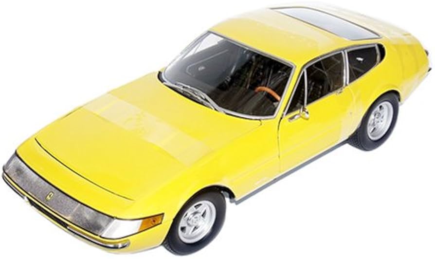 Amazon | 1/18 フェラーリ 365GTB/4 デイトナ '69 (イエロー) K08161Y