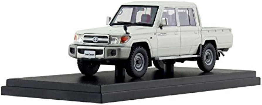 ランドクルーザー70 ホワイト 1/43スケール トヨタ ランドクルーザー70