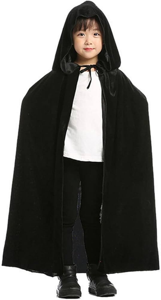 Amazon.co.jp: [フェークフェース] 子供 コスプレマント キッズ 黒