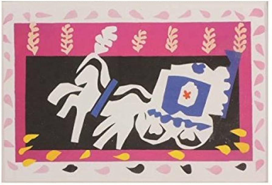 Amazon.co.jp: アンリ・マティス『ピエロの葬式』オフセット印刷 動物