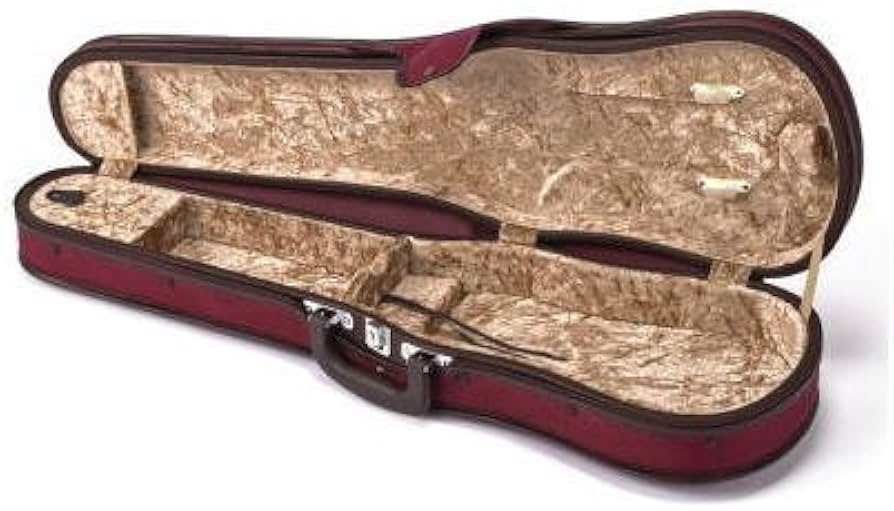 Amazon | 東洋楽器 バイオリンケース ULシェルR レッド 4/4サイズ