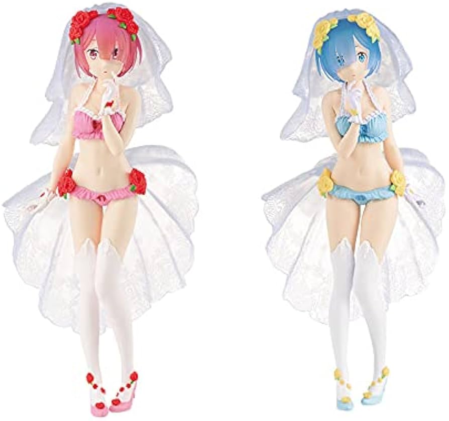 Amazon | Re：ゼロから始める異世界生活 EXQフィギュア ラムとレムの