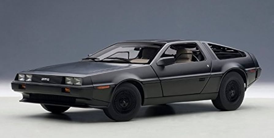 Amazon | AUTOart デロリアン Dmc-12インチ マットブラック モデルカー