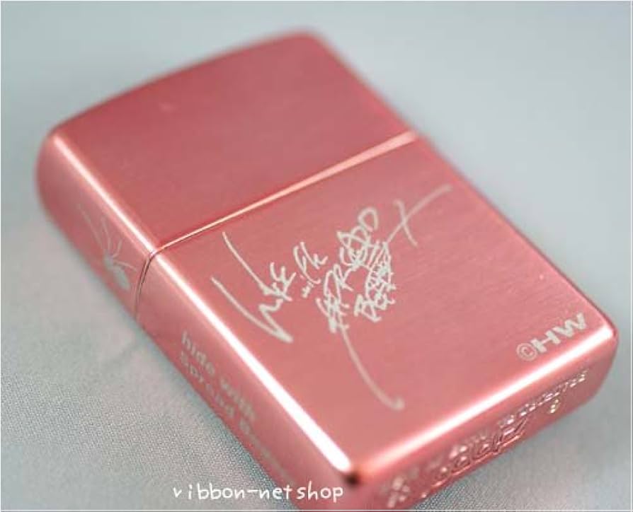 Amazon.co.jp: Zippoジッポ○hideジッポライターRevival Version○Pink