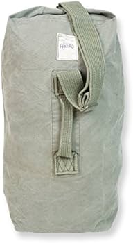 Amazon.co.jp: 【中古】軍放出品 ダッフルバッグ フランス軍 オリーブ