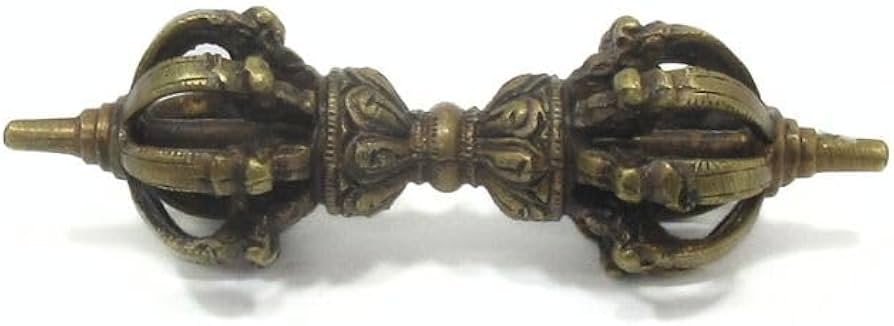 Amazon.co.jp: 金剛鈴 持鈴 ガンター チベットベル チベタンベル 九