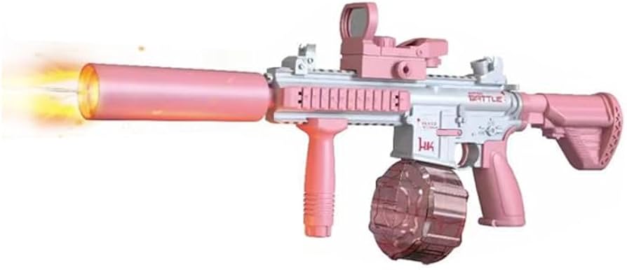 Amazon | LED灯光噴火バージョン水鉄砲 電動 ウォーターガン 電動 電動