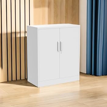 Amazon.com: Yizosh Metal Garage Storage Cabinet with 2 Doors and 2