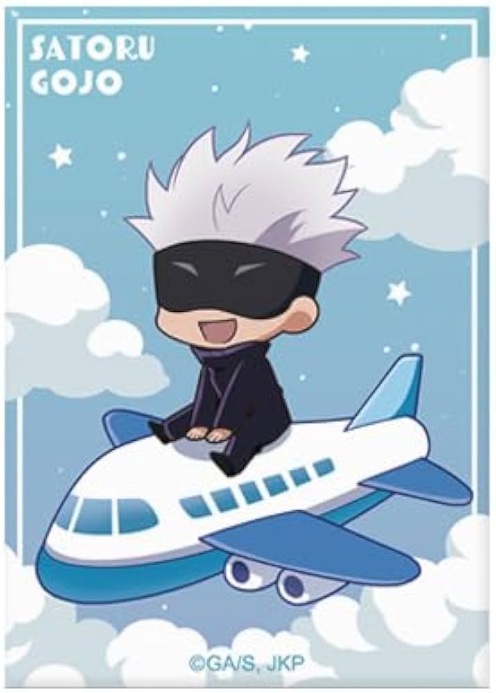 Amazon.co.jp: 呪術廻戦 アクリルマグネット 飛行機ver. 五条悟 : おもちゃ