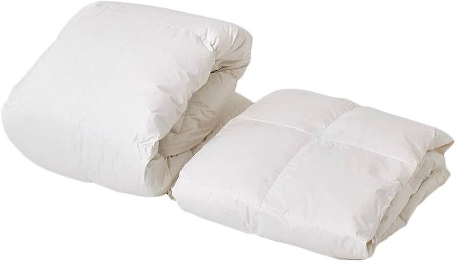 Amazon｜昭和西川 羽毛布団 2枚合わせ 日本製 ドイツ産ホワイトダック