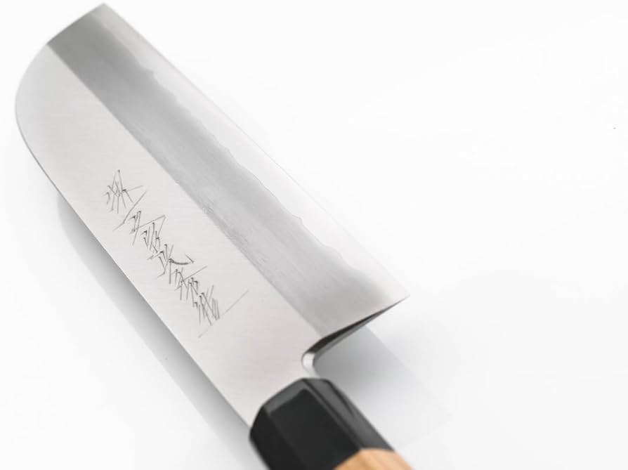 Amazon | 堺一文字光秀 和包丁 さびに強い ステンレス 白銀 霞研 片刃