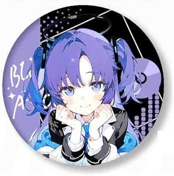 Amazon.co.jp: ブルーアーカイブ 缶バッジ ブローチ バッジ 6個セット