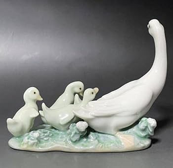 Amazon.co.jp: LLADRO リヤドロ アヒルの家族 アヒルの親子 リアドロ
