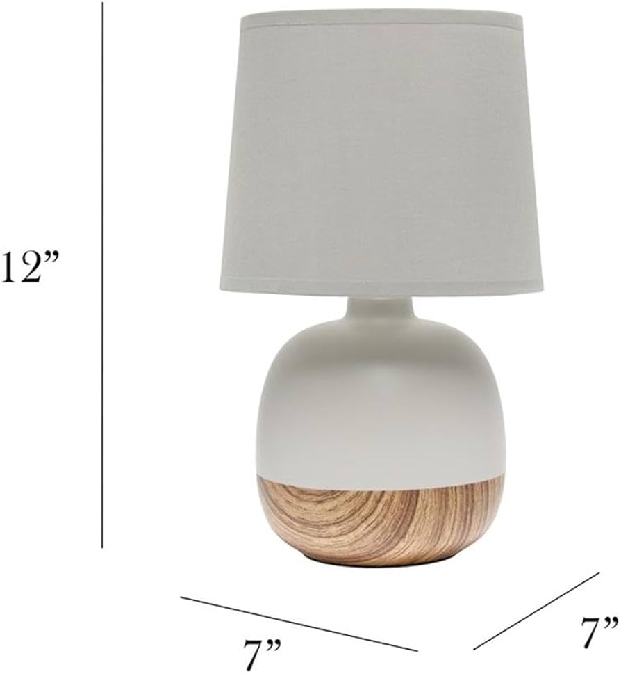 Amazon.com: Simple Designs LT2078-LWG Petite Mid Century Table