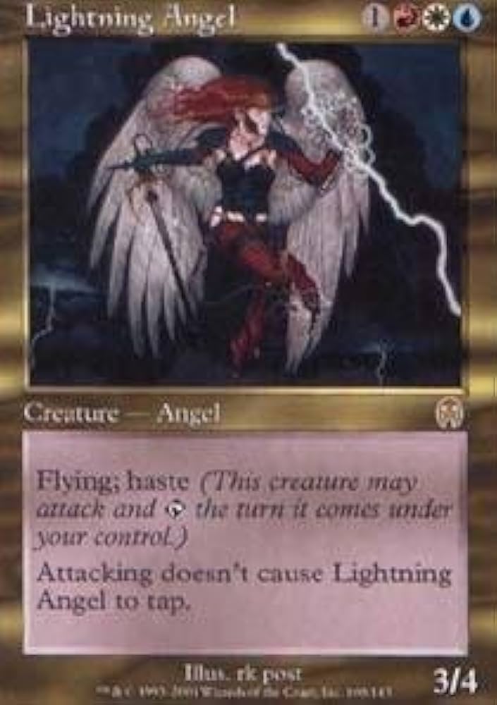 Amazon.com: Magic: the Gathering - Lightning Angel - Apocalypse