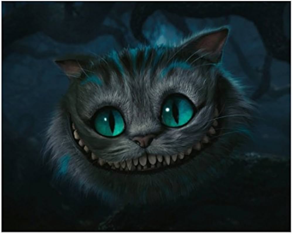 Amazon.com: Alice in Wonderland Cheshire Cat grin 8 x 10 Inch
