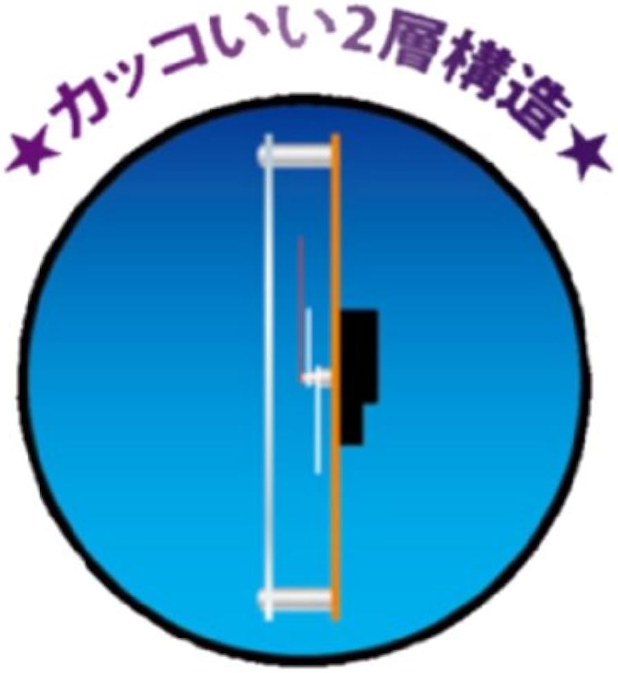 Amazon.co.jp: ワンピース レイヤークロック タテ型(新世界編)ブルー