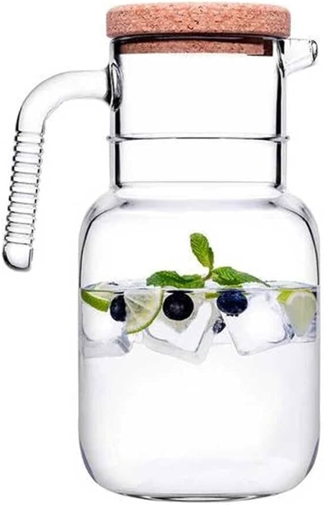 Paşabahçe 43783 Hopp Mantar Kapaklı Cam Karaf Sürahi - 1500 cc