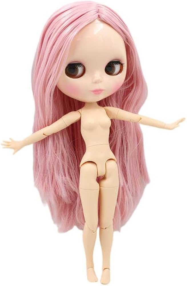 Amazon.co.jp: ネオ ブライス ピンクの髪、白い肌、つやつやした