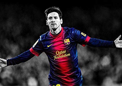 Amazon.co.jp: 映画ポスター リオネル メッシ 写真 Lionel Messi FC