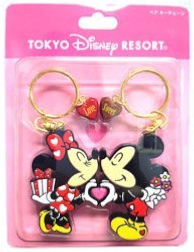 Amazon.co.jp: ミッキーマウス＆ ミニーマウス ペアキーチェーン