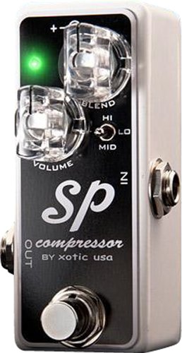 Xotic SP Compressorの使い方や特徴などをレビュー。小さくても様々な