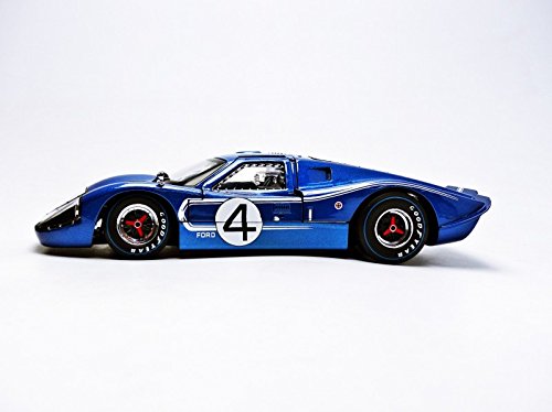 Amazon | 1967 Ford GT MK IV 4 Blue LeMans 24 Hours 1/18 by Shelby