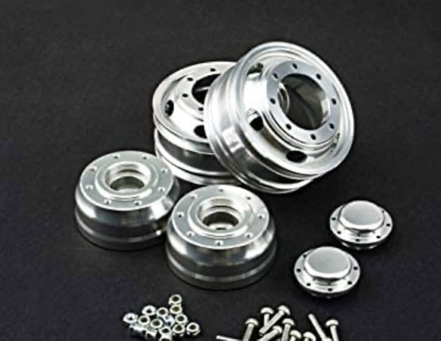 Amazon | LESU 1/14 トラック・トレーラー フロントアルミホイール