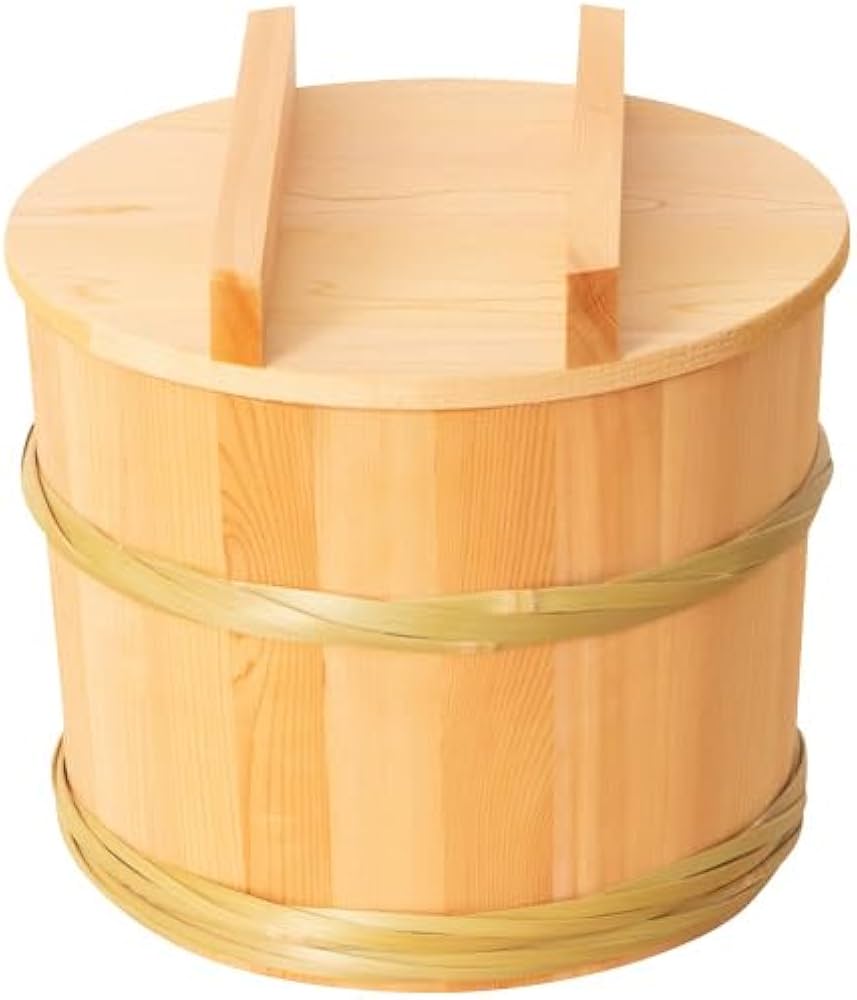 Amazon | 木製漬物樽 木曽さわらの漬物樽 7リットル | 梅沢木材工芸社