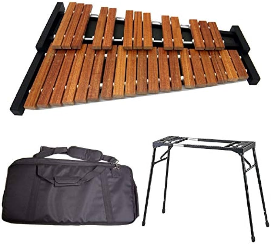 Amazon | スタンド＋ソフトケース付き 全音 卓上木琴 シロフォン