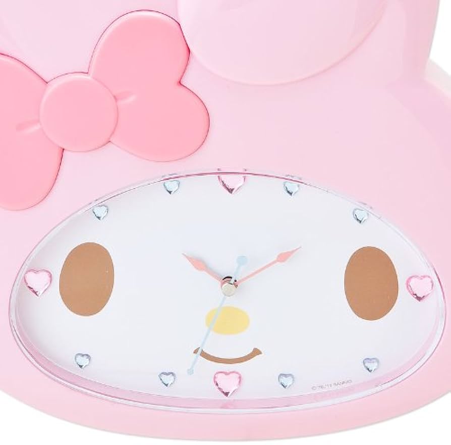 Amazon.co.jp: サンリオ(SANRIO) マイメロディ フェイス形壁掛け時計