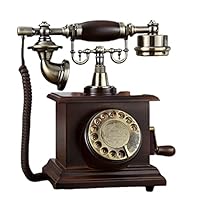 Amazon | 回転式ダイヤル電話 レトロ電話機 アンティーク電話機 有線