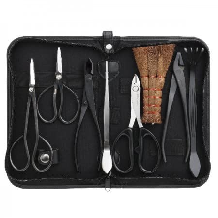 Amazon.co.jp: 盆栽8点セット 盆栽道具セット 日本製 : DIY・工具