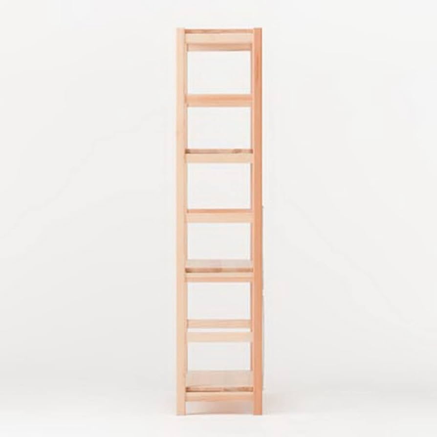 Amazon｜無印良品 パイン材ユニットシェルフ 中 幅58×奥行26×高さ120cm