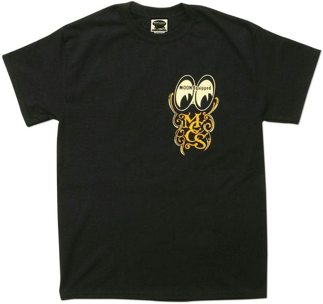 Amazon | [マンブルズ] ムーンアイズ Tシャツ MOON Custom Cycle Shop