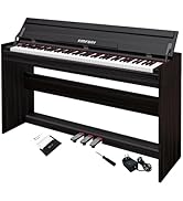 Amazon | KIMFBAY 電子ピアノ 88鍵盤 ハンマーアクション鍵盤 木製