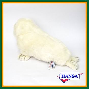 Amazon.co.jp: HANSA ハンサ ぬいぐるみ 3767 白アザラシ 29 WHITE