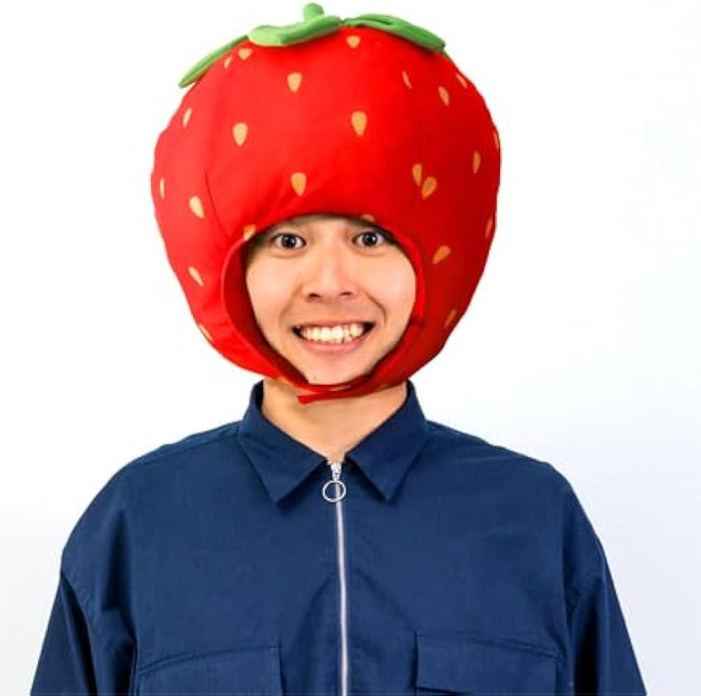 Amazon | [ルカン] 045AM 【 変身いちご全身タイツセット (Mサイズ