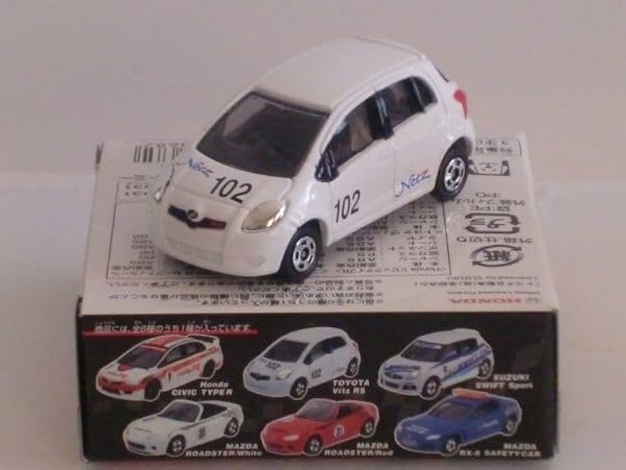 Amazon | トミカ ワンメイクレースコレクション ミニカー Vitz RS 白