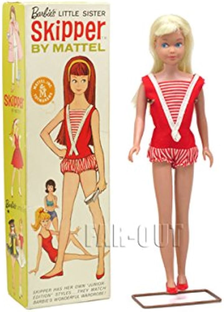 Amazon.co.jp: バービー スキッパー ブロンド レッドスイムスーツ 水着