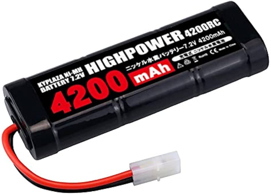 Amazon.co.jp: 大容量 4200mAh 7.2V Ni-mh ニッケル水素 ストレート