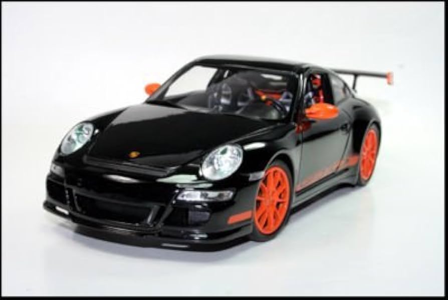 Amazon.com: Porsche 911 (997) GT3 RS Black 1/24 Scale : Toys & Games