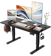 Amazon | YIHAYO 昇降デスク 高さ70-115cm 幅120cm 奥行き60cm 電動